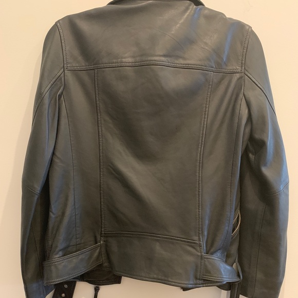 All Saints Oversize leather jacket - Picture 6 of 14